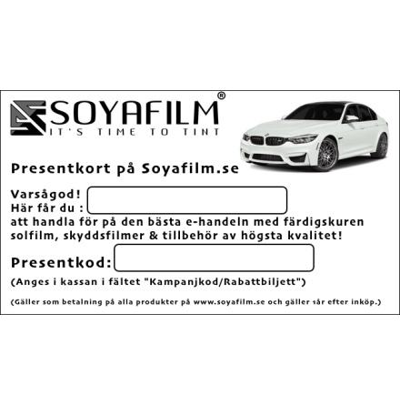 Presentkort p� Soyafilm.se