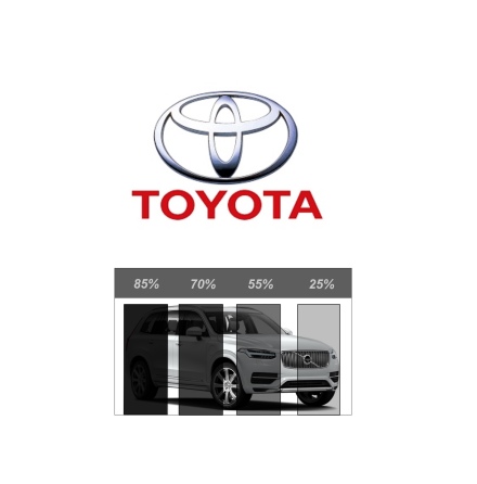 F�rdigskuren Avtagbar Solfilm - TOYOTA