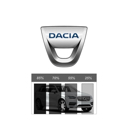 F�rdigskuren Avtagbar Solfilm - DACIA
