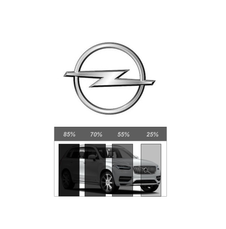 F�rdigskuren Avtagbar Solfilm - OPEL