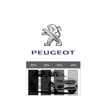 F�rdigskuren Avtagbar Solfilm - PEUGEOT