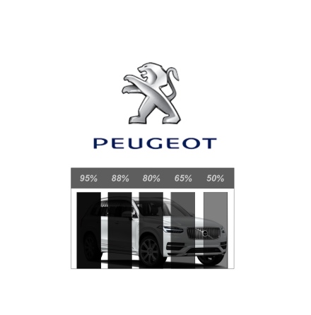 F�rdigskuren Proffs Solfilm - PEUGEOT